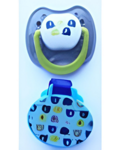 Elephants on Grey Guard Light Green Handle with matching clip! [27J]