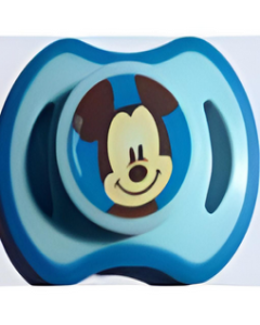Disney™ Mikey on Teal background Soft Royal Blue border [29c]