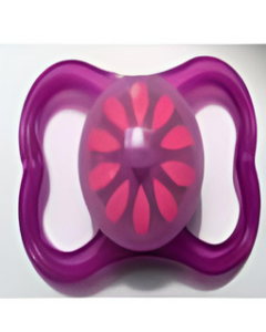 PM-G40 - Flower and Smile Face on Transparent Purple Rectangle Guard